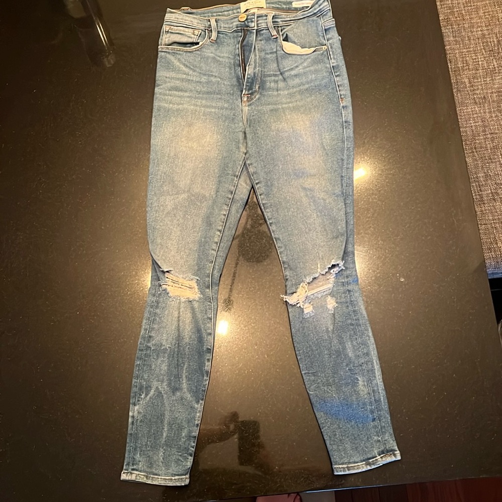 Frame skinny jeans (Ali High Rise Cigarette) size 28